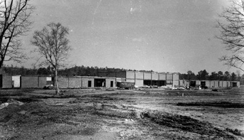 Construction outside - 1960